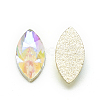 DIY Flat Back K9 Glass Rhinestone Cabochons RGLA-T059-4x8mm-01-2