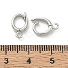 Brass Twister Clasps KK-D229-21P-3