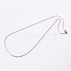 Tarnish Resistant 304 Stainless Steel Cable Chain Necklaces STAS-O056-12-2