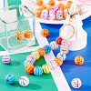 30Pcs Sport Theme Resin Rhinestone Beads RESI-TA0004-12-7