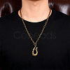 4Pcs 2 Colors Alloy S-Hook Clasps FIND-CP0003-48-7