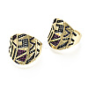 Adjustable Brass Micro Pave Cubic Zirconia Finger Rings RJEW-S045-047G-NR-2