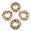 Fruit Seris Printed Wood Pendants WOOD-S045-105E-1