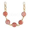 Acrylic Round Beads Bag Strap FIND-WH0071-22B-1