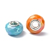 Opaque Acrylic European Beads OACR-E033-28P-2