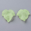 Autumn Theme Transparent Frosted Acrylic Pendants PAF002Y-18-2