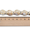 Handmade Porcelain Beads Strands PORC-P030-01A-12-3