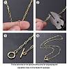 Ion Plating(IP) 304 Stainless Steel Paperclip Chains CHS-CJC0001-03G-7