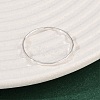 925 Sterling Silver Plain Band Finger Rings RJEW-P165-01B-S-3