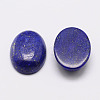 Dyed Oval Natural Lapis Lazuli Cabochons G-K020-20x15mm-02-2