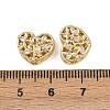 Brass Pave Cubic Zirconia Multi-strand Links ZIRC-F145-10G-01-3
