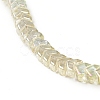 Electroplate Transparent Glass Beads Strands EGLA-L044-B-FR01-2