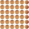 100Pcs Wood Beads WOOD-SP0001-60-7