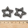 Star Shape Polymer Clay Rhinestone Beads CLAY-NH0001-06L-3