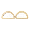 D-shape Wooden Bag Handles FIND-WH0135-75-1