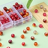 10 Style Spray Painted & Drawbench Transparent & Baking Paint Glass Beads GLAA-YW0001-26D-6