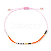 Bohemian Glass Seed Bead Braided Bracelets LS-WO6368-15-1