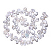 Natural Baroque Style Keshi Pearl Beads Strands PEAR-S020-R06-5