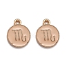 Alloy Enamel Pendants ENAM-S124-01B-10L-1