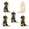 West Cowboy Theme Alloy Enamel Pendants PW-WG63D70-02-1