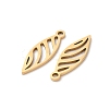 201 Stainless Steel Pendants LS-STAS-I199-A07-G-3