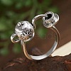 Teapot & Teacup Alloy Finger Rings for Unisex FS-WG8E880-01-2