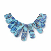 Synthetic Gemstone Beads Strands G-S326-003B-2