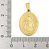 Ion Plating(IP) 304 Stainless Steel Pendants STAS-B071-02A-21G-3
