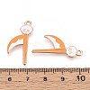 Halloween Theme Alloy Enamel Pendants ENAM-T022-54G-09-3