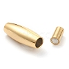 Ion Plating(IP) 304 Stainless Steel Magnetic Clasps STAS-O148-08B-G-4