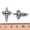 Alloy with Rhinestone Pendants PALLOY-N176-12B-NR-3