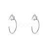999 Fine Silver Stud Earrings FS-WG1D9DE-17-1