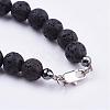 Natural Gemstone Beaded Necklaces & Stretch Bracelets Jewelry Sets SJEW-JS00918-5
