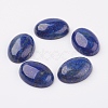 Natural Lapis Lazuli Flat Back Cabochons X-G-G741-13x18mm-15-1