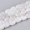 Electroplate Natural Quartz Crystal Beads Strands G-T144-32-4