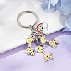 Giraffe Alloy Enamel Keychain KEYC-YW00169-06-1
