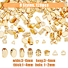 128Pcs 8 Style Brass Bead KK-DC0003-56-2