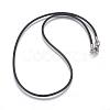 Rubber Cord Necklaces Making MAK-L023-01A-1