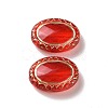 Transparent Acrylic Beads X-OACR-E015-15-2