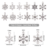120Pcs 12 Style Tibetan Style Alloy Pendants TIBE-SC0001-63-2