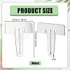 30Pcs 304 Stainless Steel Craft Honeycomb Dowel Pins TOOL-BC0002-66C-2