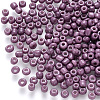 6/0 Baking Paint Glass Round Seed Beads SEED-S036-01C-18-1