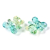 Gradient Color Transparrent Acrylic European Beads OACR-P024-01-03-2