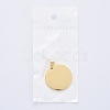 304 Stainless Steel Pendants STAS-P115-08G-8