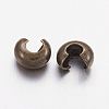 Brass Crimp Beads Covers KK-H291-NFAB-NF-2