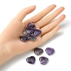 Natural Amethyst Heart Palm Stone G-YW0001-52B-4