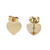 PVD Vacuum Plating 304 Stainless Steel Stud Earrings for Women EJEW-A048-46J-G-2