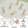18Pcs Alloy Swivel Keychain Clasps KEYC-SP0001-48B-P-5