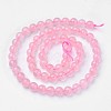 Natural Rose Quartz Beads Strands G-D809-22-6mm-2