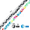 2 Strands 2 Colors Handmade Polymer Clay Beads Strand CLAY-SZ0001-16-2